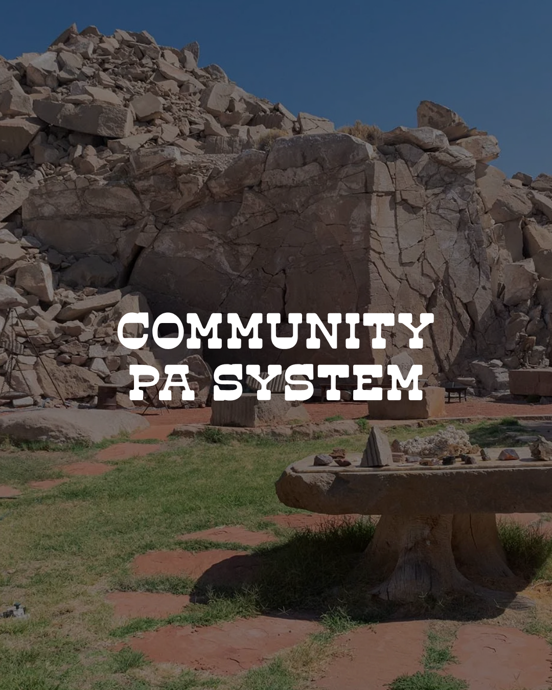 COMMUNITY PA SYSTEM